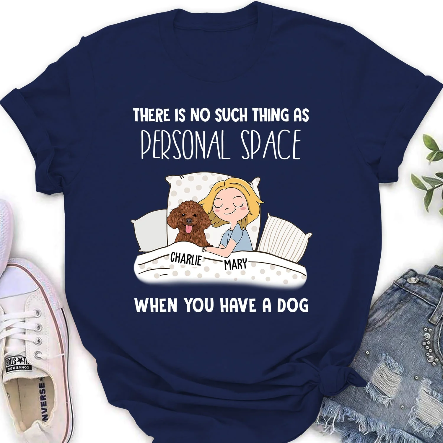 When You Have A Dog - Personalized Custom Women's T-shirt - Image 2
