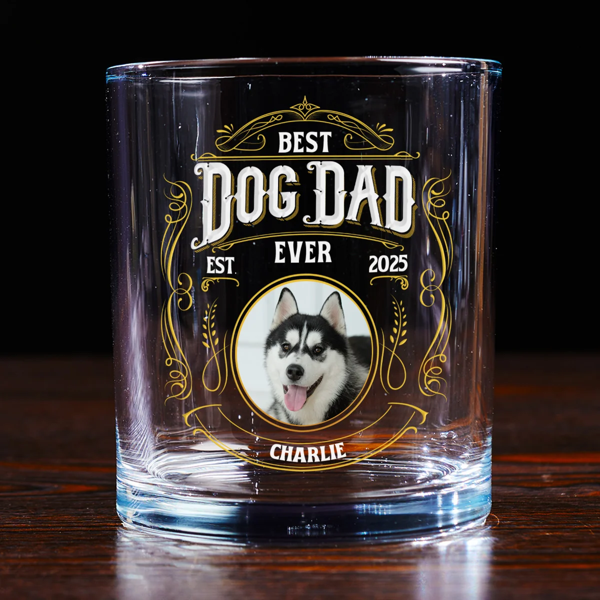 Whiskey Logo Photo - Personalized Custom Whiskey Glass - Image 2