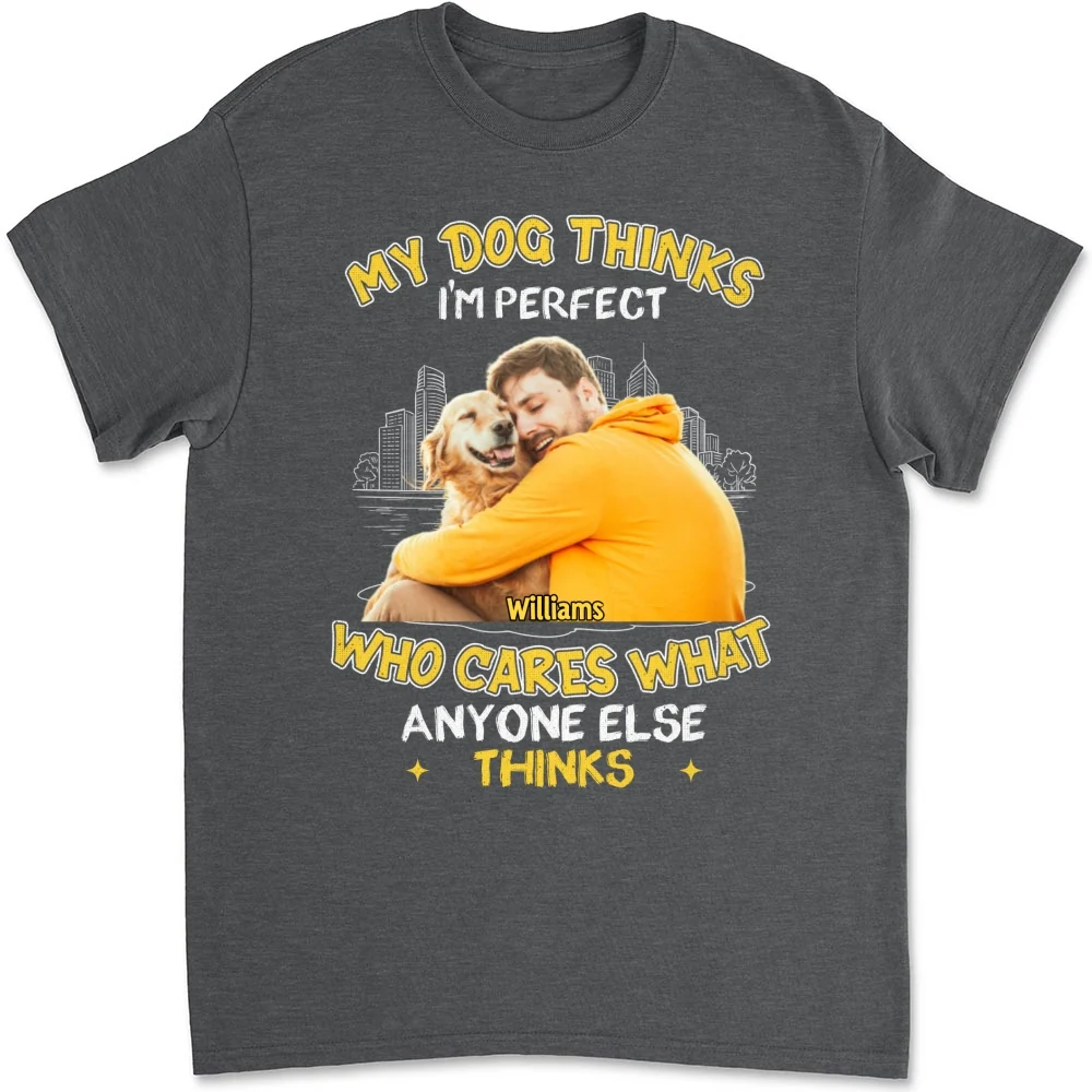 Who Cares About You Saying Photo - Personalized Custom Unisex T-shirt - Image 7