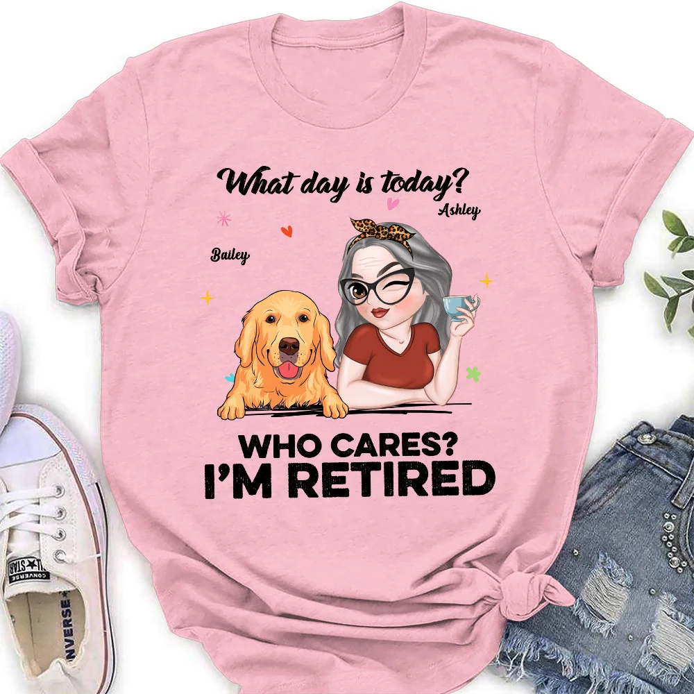 Who Cares - Personalized Custom Women's T-Shirt - Image 4
