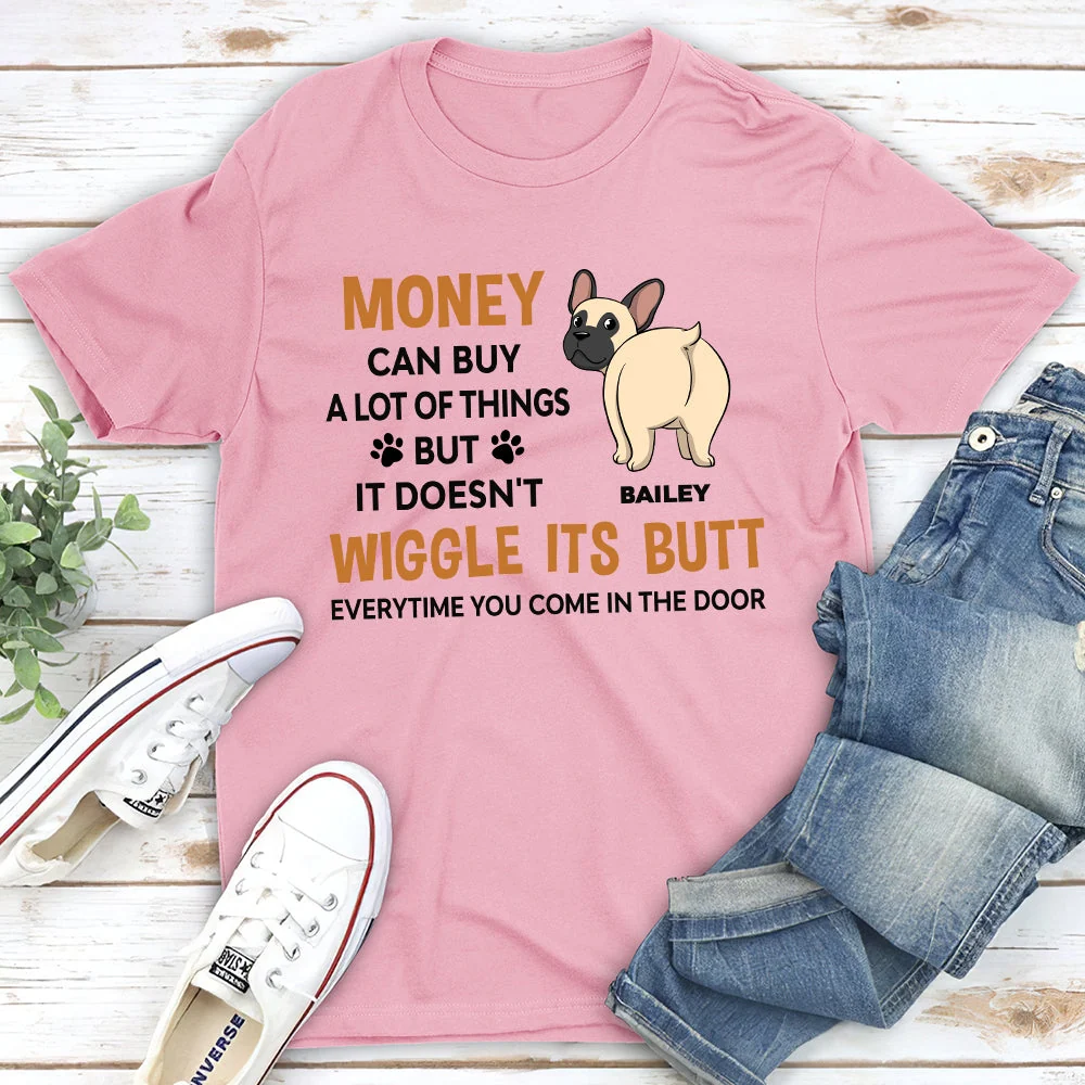 Wiggle Butt 2 - Personalized Custom Unisex T-shirt - Image 4