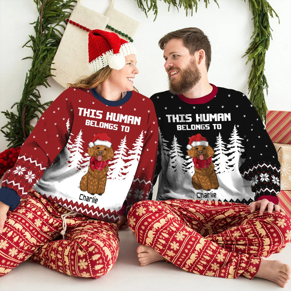 Winter Human Belong - Personalized Custom All-Over-Print Sweatshirt - Image 4