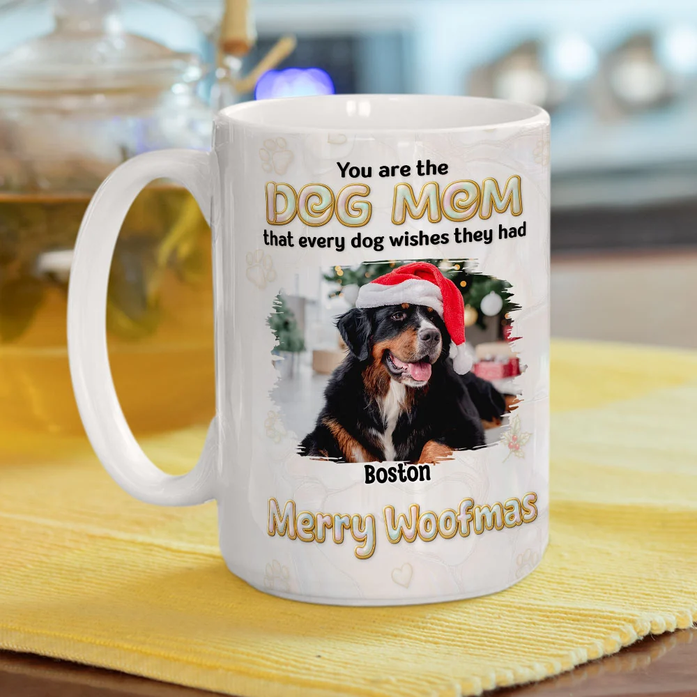 Wish For A Mom Like You Photo - Personalized Custom 3D Effect Coffee Mug - Image 5