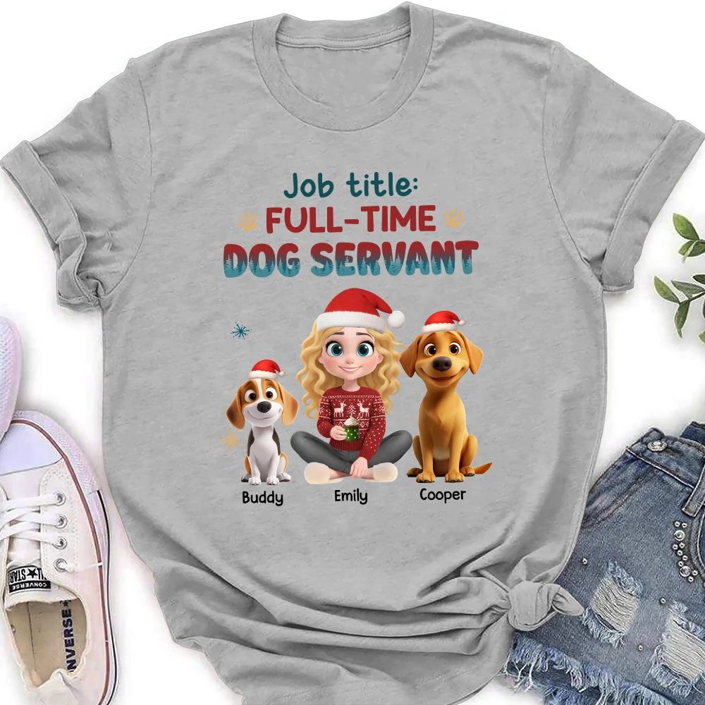 Wonderland Christmas - Personalized Custom Women's T-shirt - Image 3