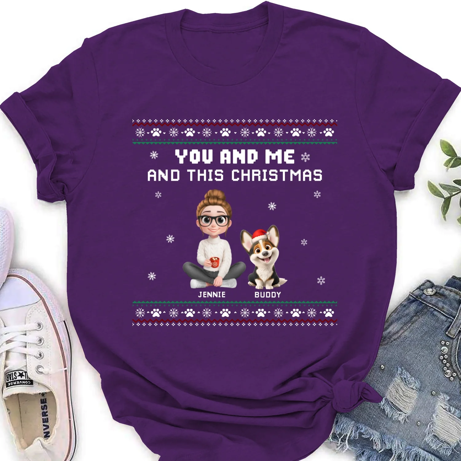 Would Call This Us - Personalized Custom Women's T-Shirt - Image 9