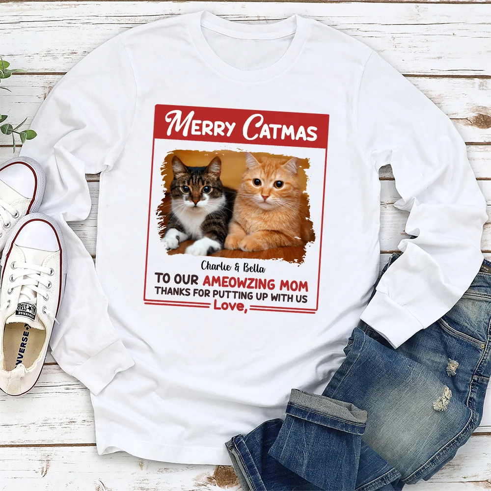 You Amaze Us Like Always Photo - Personalized Custom Long Sleeve T-Shirt