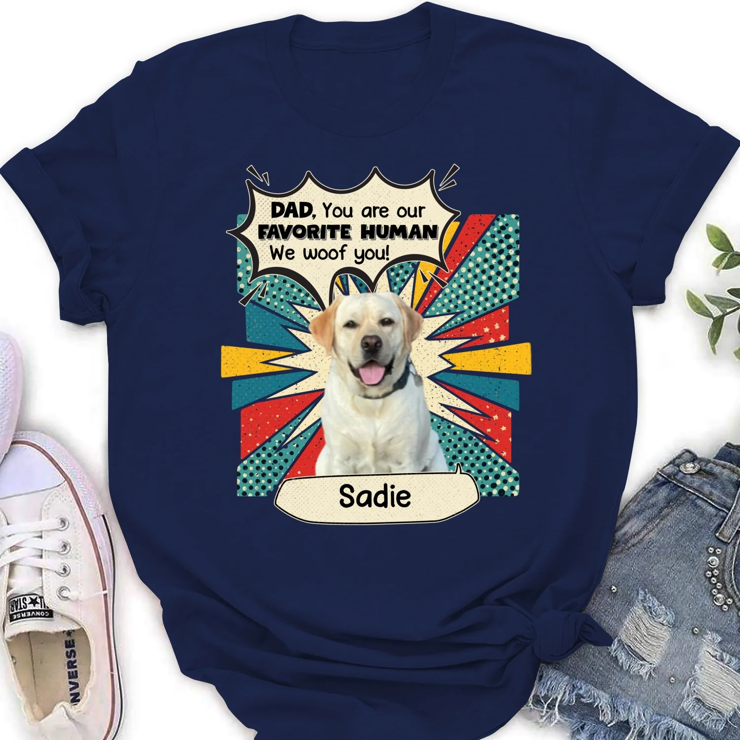 You Are My Favorite Human Photo - Personalized Custom Women's T-shirt - Image 5
