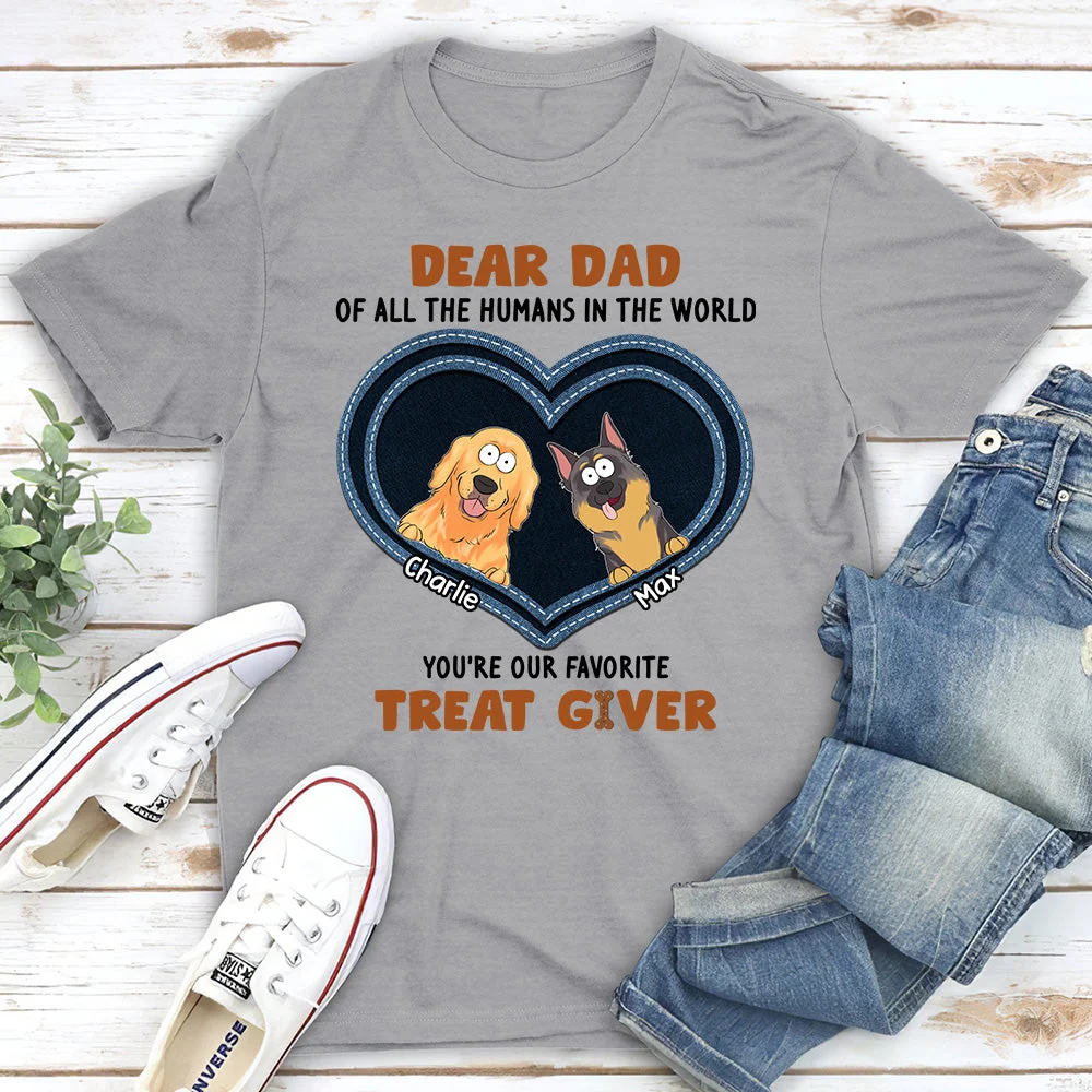 You Are My Favorite Treat Giver - Personalized Custom Unisex T-shirt - Image 3
