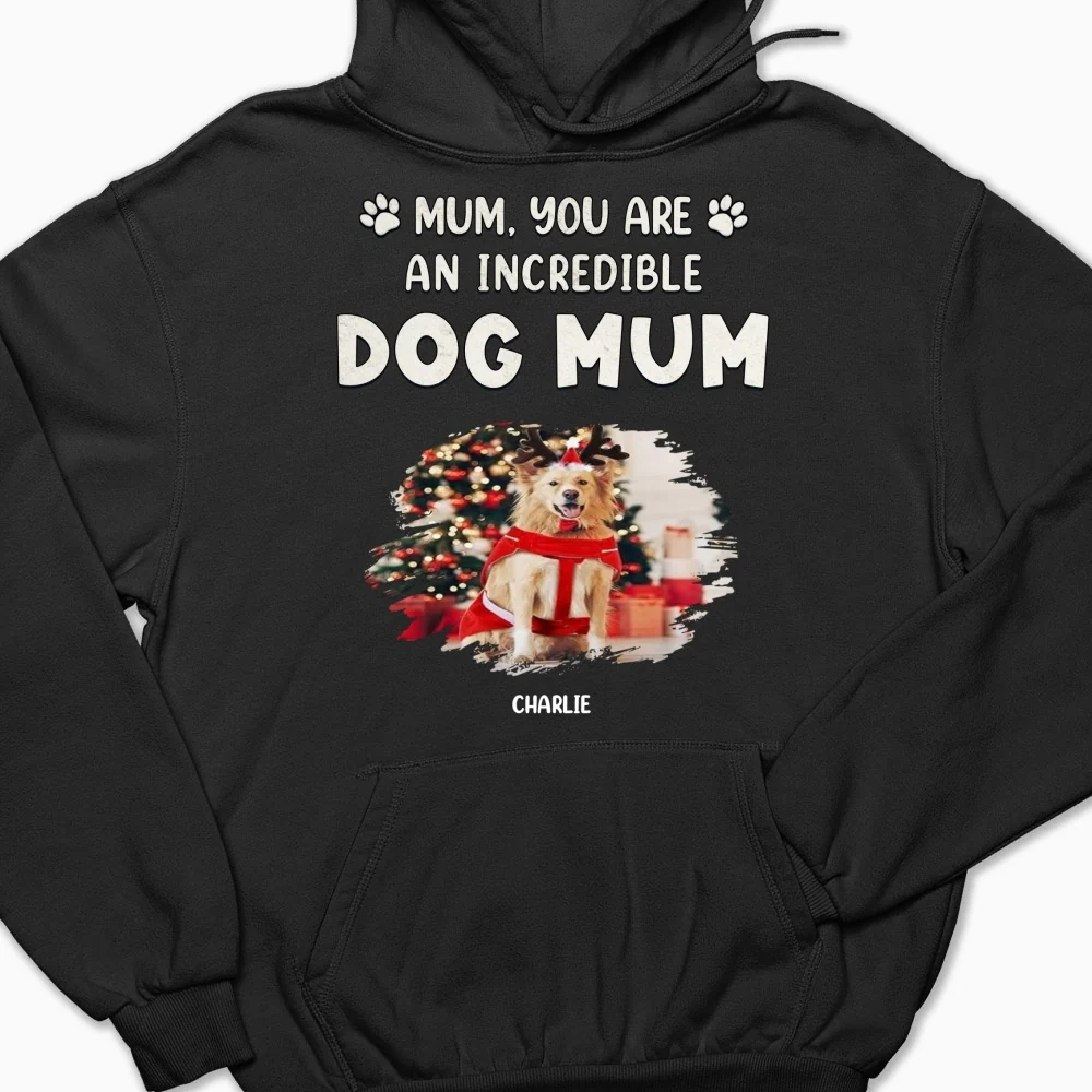 You Are Pawfect Christmas Photo - Personalized Custom Hoodie - Image 4
