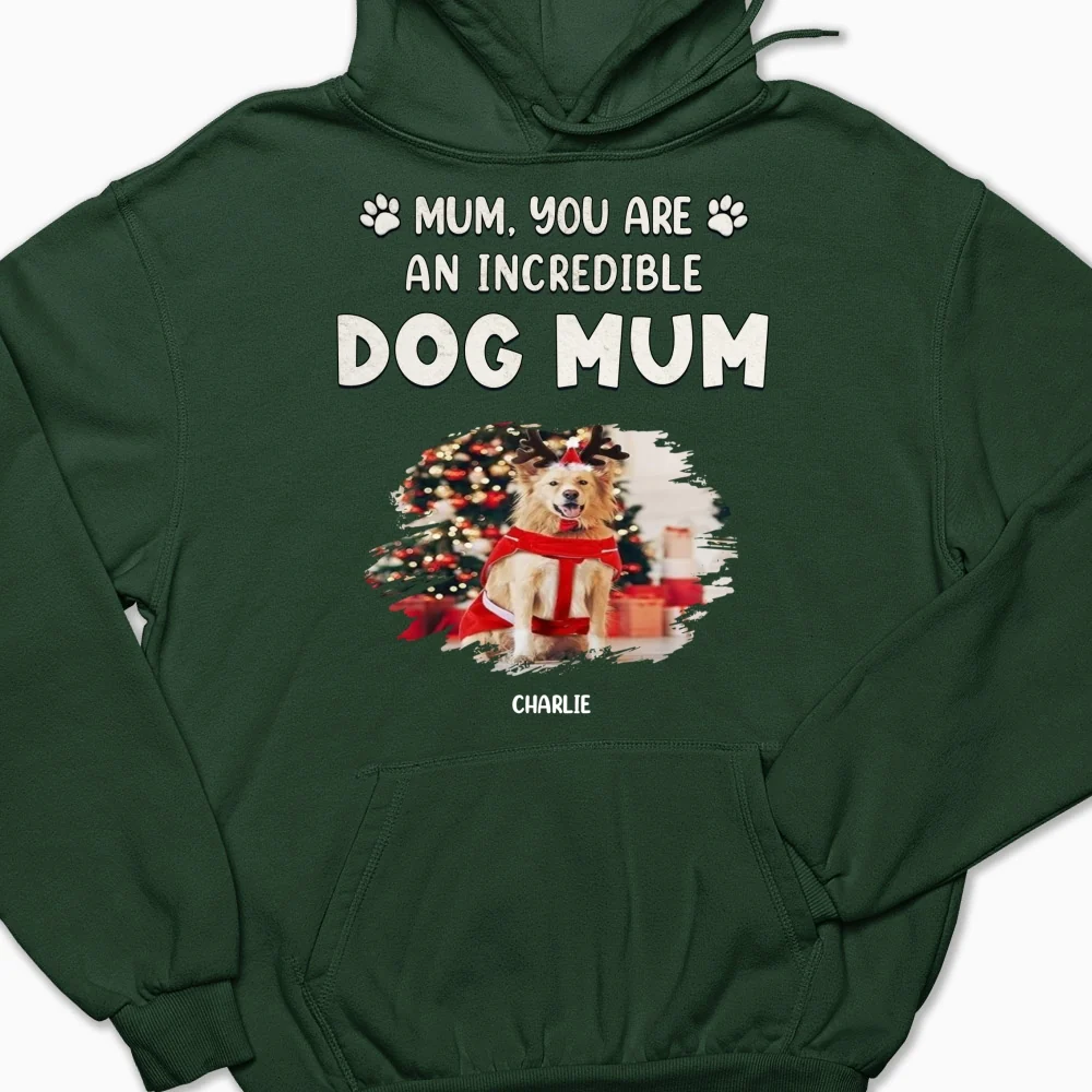 You Are Pawfect Christmas Photo - Personalized Custom Hoodie - Image 5