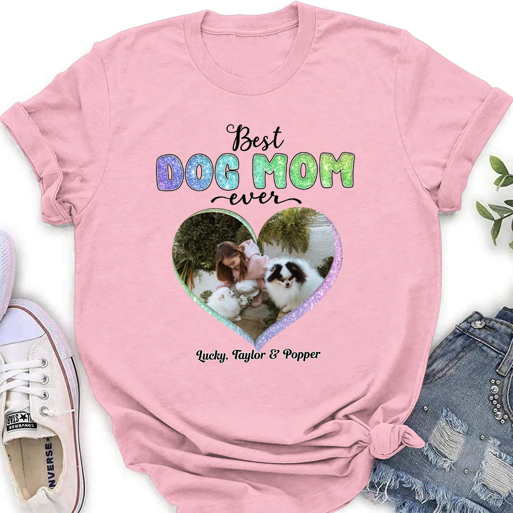 You Are The Best Mom Mum Photo - Personalized Custom Women's T-Shirt - Image 3