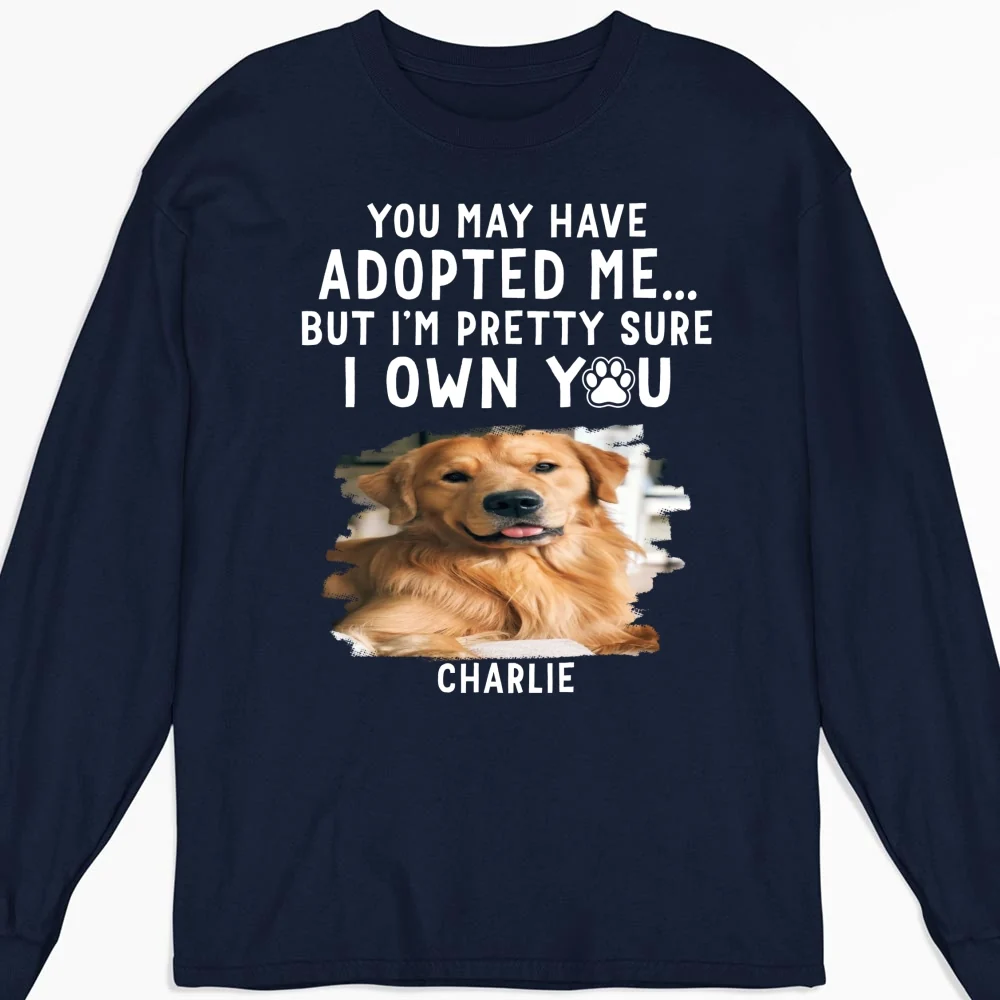 You Belong to Us Photo - Personalized Custom Long Sleeve T-Shirt - Image 5