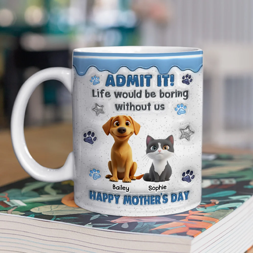You Have No Choice Pet Version - Personalized Custom 3D Inflated Effect Coffee Mug - Image 2