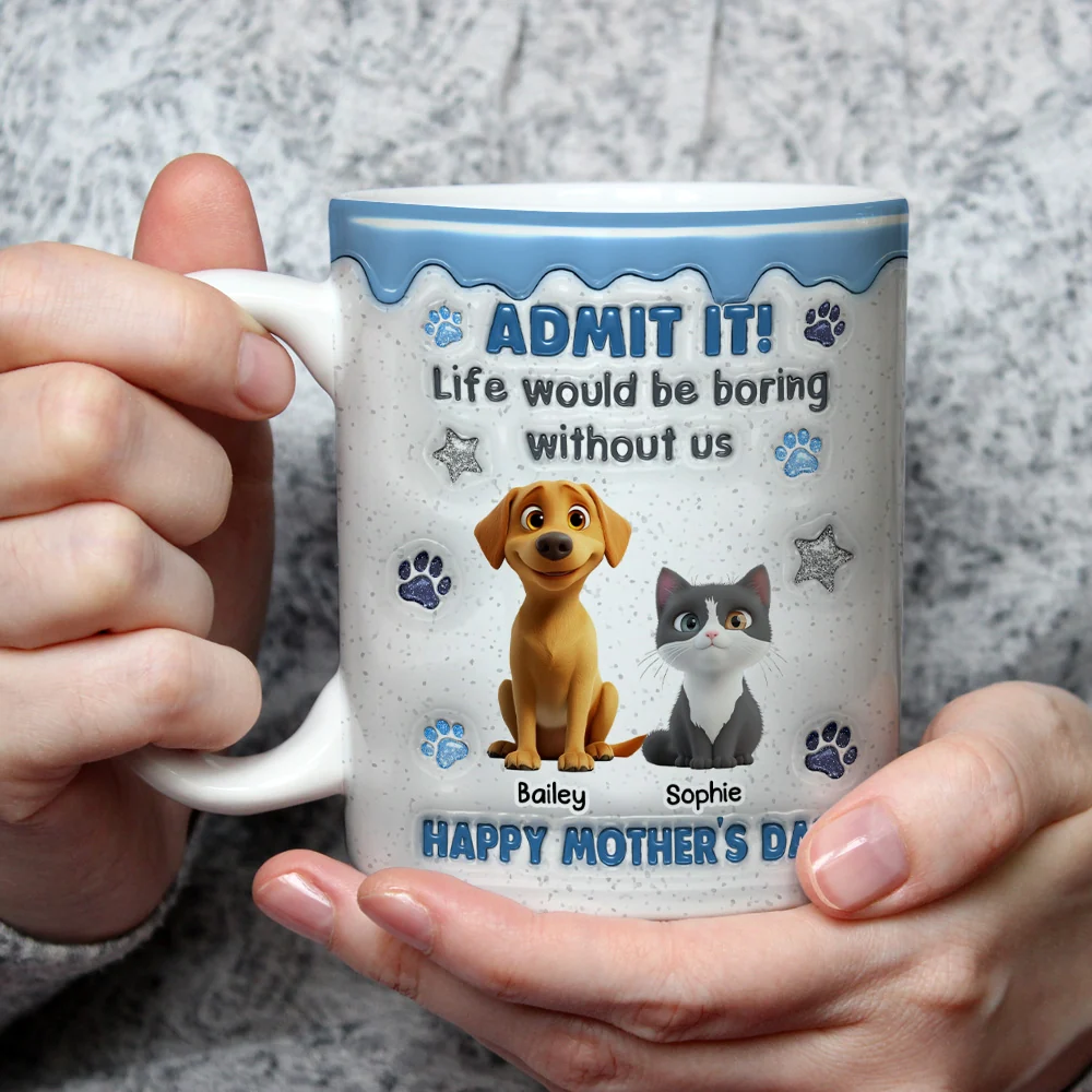 You Have No Choice Pet Version - Personalized Custom 3D Inflated Effect Coffee Mug - Image 3