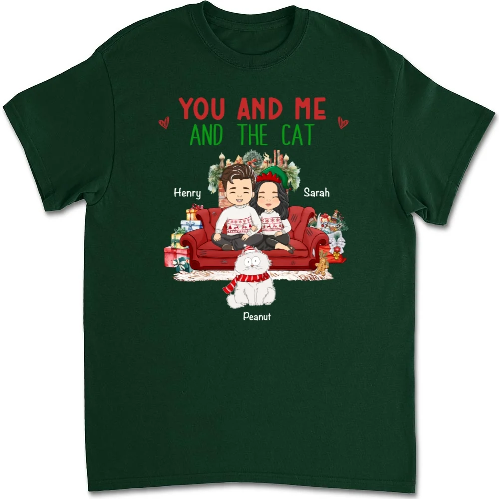 You Me Cat - Personalized Custom Unisex T-shirt - Image 8