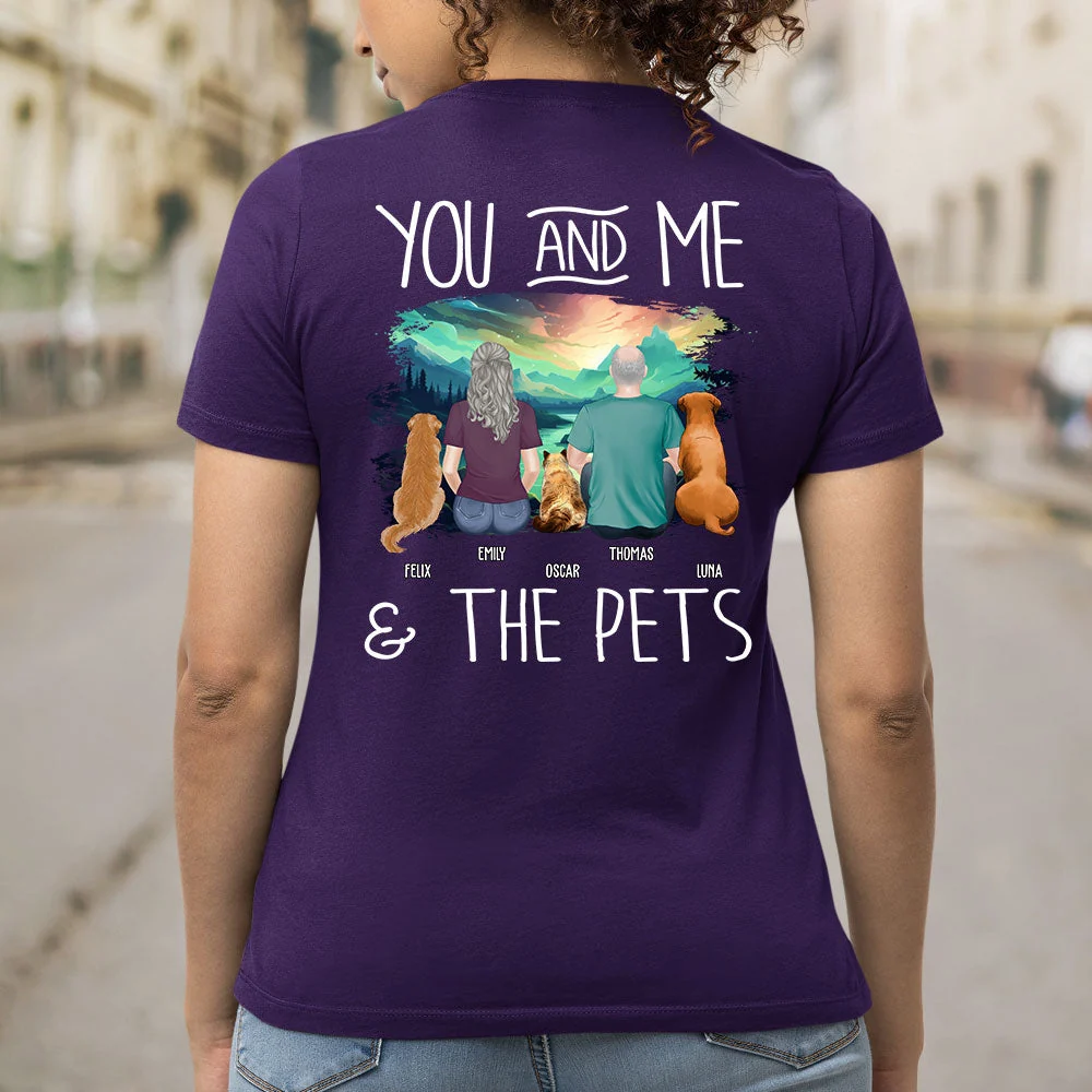 You Me Dogs - Personalized Custom Women's T-shirt - Image 3
