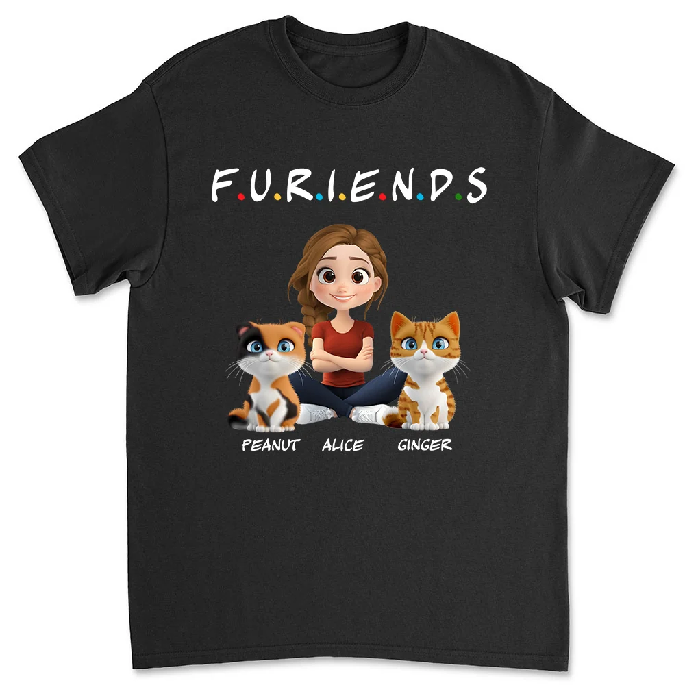 Your Cat Friend - Personalized Custom Unisex T-shirt