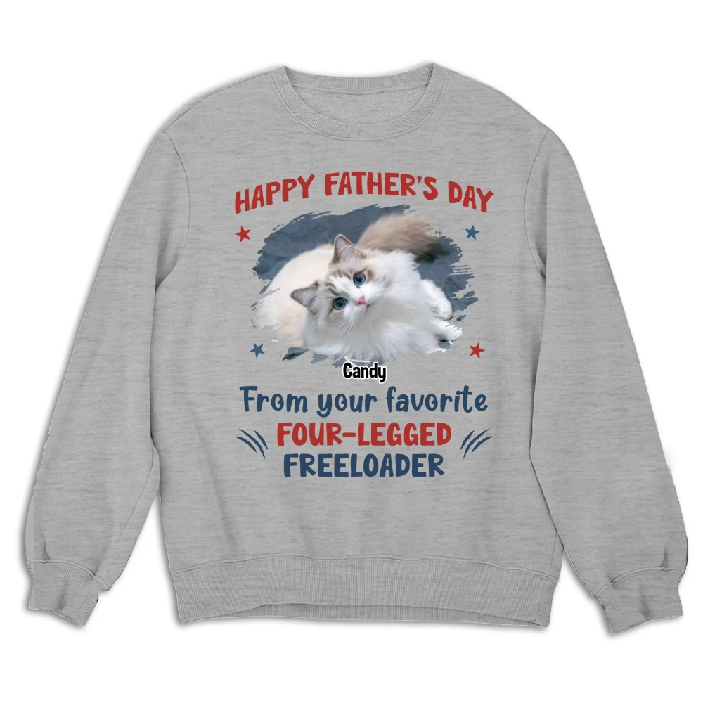 Your Four Legged Freeloaders Photo - Personalized Custom Shirt - Image 10