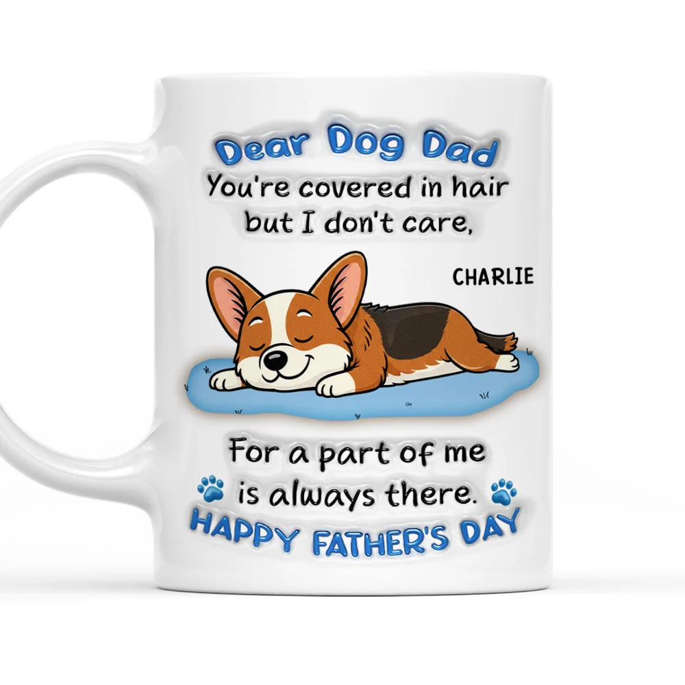 Your Love Sticks Like Fur - Personalized Custom 3D Inflated Effect Coffee Mug