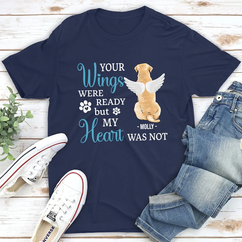 Your Wings Were Ready - Personalized Custom Unisex T-shirt - Memorial Gifts - Image 6